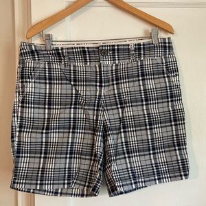 Vintage American Eagle Outfitter plaid Bermuda shorts womens 10